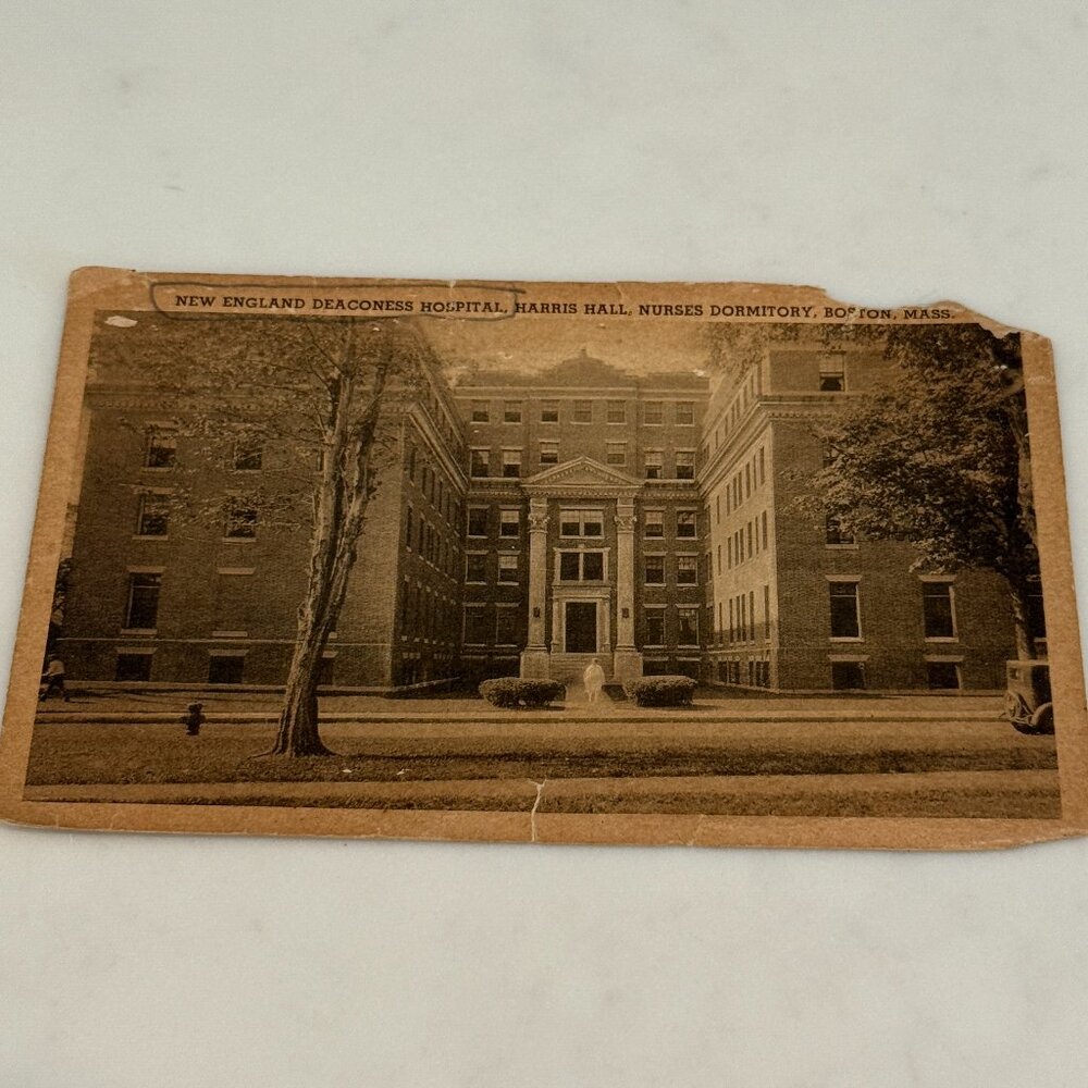 New England Deaconess Hospital Postcard - Vintage
